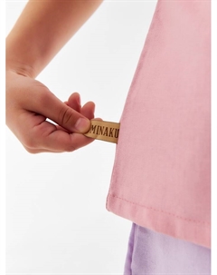 Футболка детская, розовая, рост 134 см Minaku