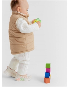 Жилет утепленный «», рост 86-92 см, бежевый Крошка я