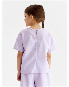 Футболка детская, сиреневая, рост 158 см Minaku