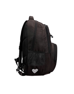 Рюкзак школьный, 39×28×20 см,, эргономичная спинка, чёрный, RG-568-3_1 Grizzly