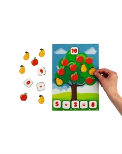 Игра-конструктор «Дерево. Состав числа», с игровым полем, 38 деталей Liplip