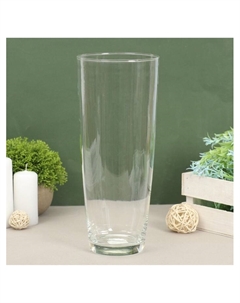 Ваза «Нина», 2.22 л, d=12 см, h=29 см, стекло, прозрачная Evis