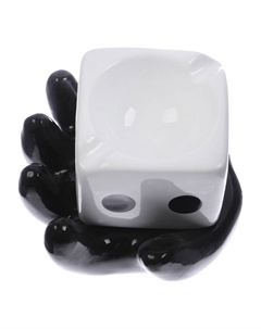 Пепельница для дома «Игральная кость» для сигарет и стиков, керамика, 16×13×12 см Сима-ленд