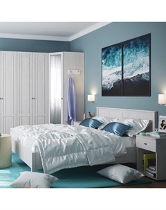 Кровать Sherlock 45, 900 × 2000 мм, без основания, цвет ясень анкор светлый Глазов