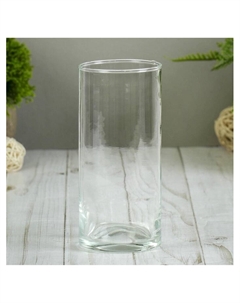 Ваза «Ротонда-3», 430 мл, 15×6.5 см, стекло, прозрачная Evis