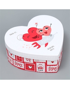 Коробка подарочная, упаковка, «Любовь повсюду», 18.5×17×7.5 см Дарите счастье