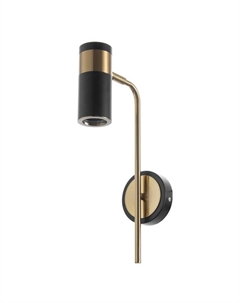 Бра «Техно» Е27 40 Вт золото-черный 21×10×38 см Bayerlux