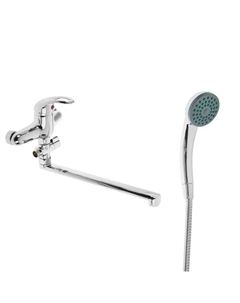 Смеситель для ванны Accoona A7052, однорычажный, латунь, хром