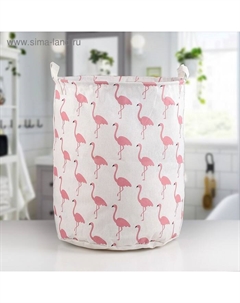 Корзина для белья «Фламинго», 35×35×60 см Доляна