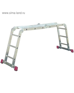 Стремянка-трансформер MONTO MULTIMATIC, четырехсекционная, шарнирная, 3 перекладины Krause