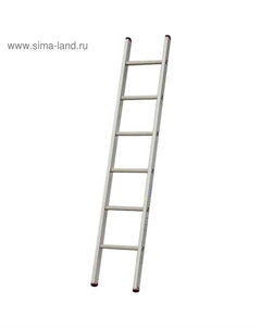 Лестница приставная SIBILO, односекционная, рабочая высота 3.1 м, 6 ступеней Krause