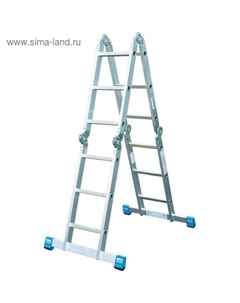 Стремянка-трансформер STABILO, четырехсекционная, шарнирная, 3 перекладины Krause