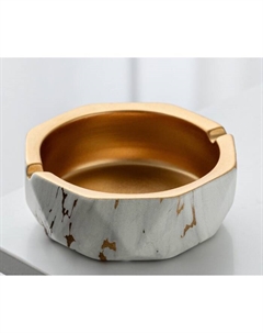 Пепельница для дома «Мрамор», 11.5×4.5 см, керамика Сима-ленд