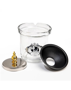 Пепельница для дома бездымная «Самый главный», для сигарет и стиков, 9.7×12.5 см, серебро Сима-ленд