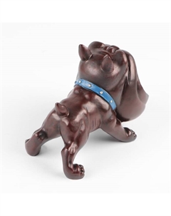 Пепельница для дома «Бульдог», для сигарет и стиков, 10.8×18.2×13.5 см, полистоун Сима-ленд