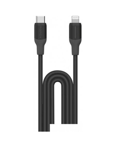 Кабель DL53D 1-Link Flow LC USB Type-C - Lightning (1.2 м, черный) Momax