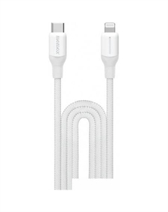Кабель DL55W 1-Link Flow CL+ USB Type-C - Lightning (2 м, белый) Momax