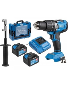 Ударная дрель-шуруповерт SR 1805 Xcase XLTpro 1329883 (с 2-мя АКБ, кейс) Bull