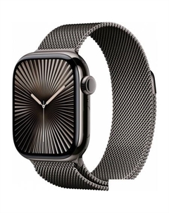 Умные часы Watch Series 10 LTE 46 мм (титановый корпус, сланец/сланец, миланская петля M/L) Apple