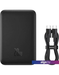Внешний аккумулятор Magnetic Mini Wireless Fast Charge Power Bank 10000mAh 20W (черный) Baseus