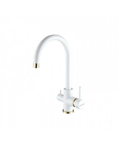 Смеситель Essen Es213211-431BR (белый матовый бронза) Paulmark