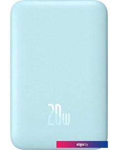 Внешний аккумулятор Magnetic Mini Air Wireless Fast Charge Power Bank 20W 10000mAh (голубой) Baseus