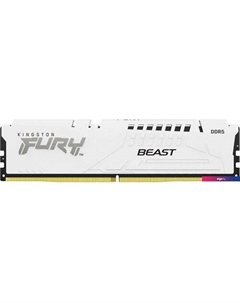Оперативная память FURY Beast 16ГБ DDR5 5600 МГц KF556C40BW-16 Kingston