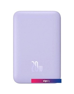 Внешний аккумулятор Magnetic Mini Wireless Fast Charge Power Bank 10000mAh 20W (сиреневый) Baseus