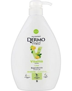 Гель для душа Dermomed Vitality с лаймом