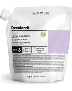 Порошок для осветления волос Selective Professional Decolorvit Scalp / 70161 Selective professional