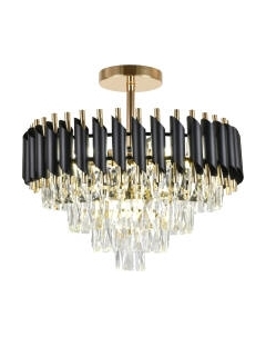 Потолочный светильник Mirastyle CF-9001/500 BK+GD