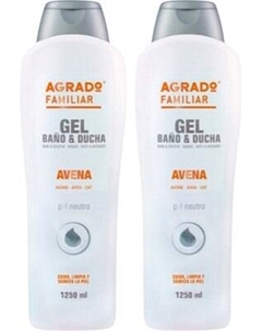 Набор гелей для душа Bath & Shower Gel Oat Agrado