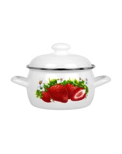 Кастрюля Сочная клубника С-4210АП2/4 Лысьвенские эмали
