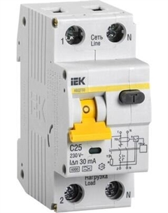 Дифференциальный автомат IEK АВДТ 32 C25 / MAD22-5-025-C-30 Iek
