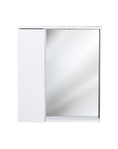 Шкаф с зеркалом для ванной Палермо 60 / ПАЛЕРМО.04.60.23.L Акваль