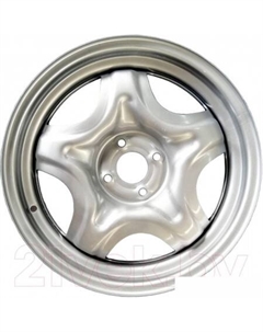 Renault Sandero 16x6.5" 4x100мм DIA 60.1мм ET 37мм Серебро Тзск