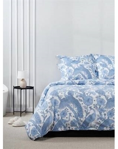 Комплект постельного белья Windslow Павлин 2сп Евро 50x70 / 20287-1+71141-27