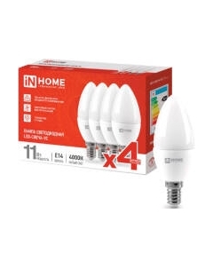 Лампа INhome LED-СВЕЧА-VC / 4690612047799 Inhome