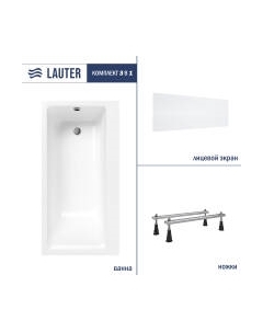 Ванна акриловая Lauter Seraphina 160x80 / 2112160L