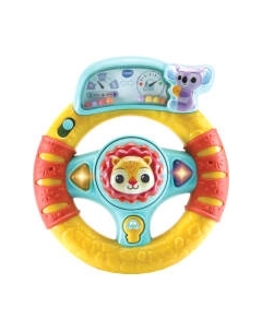 Развивающая игрушка Vtech Интерактивный руль В дорогу со львом / 80-536626