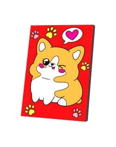 Картина по номерам Школа талантов Милый корги / 10488131