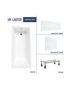 Ванна акриловая Lauter Athena 170x80 / 21090080