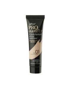 Тональный крем Belita Proluxury с гиалуроновой кислотой тон 01 фарфоровый