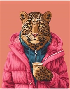 Картина по номерам ILikeGift Городской хищник / GLA103 Ilikegift