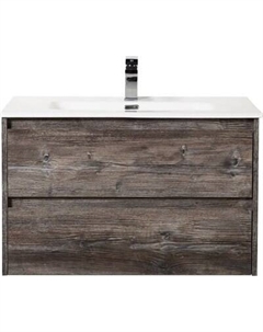 Тумба с умывальником Kraft-1000-2C-SO-PP + LOV-1000-LVB Belbagno