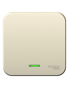 Молочн. Выключатель 1-кл. с подсв. изол.пл BLNVA101112 Blanca