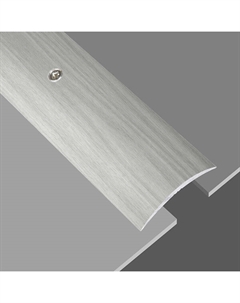 Порог алюм.п/кругл 40мм/0-5мм/1,35м дуб снежный №120-618Н Ктм-2000