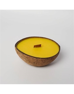 Свеча ароматическая в кокосе с ароматом Манго и кокосовое молоко 200 Candle zen