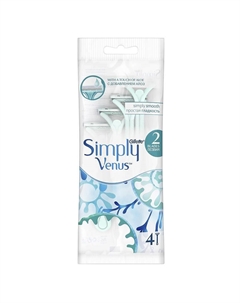 Одноразовая женская бритва с 2 лезвиями Simply Venus Gillette