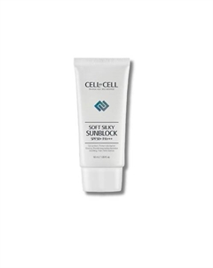 Солнцезащитный крем-шелк Soft silky Sun Block SPF50+ PA+++ 50 Cellbycell
